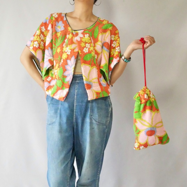 70s vintage levis hippie remake denim bag 70年代 リーバイス 