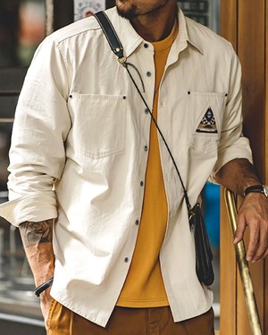 Retro Cotton Casual Shirt  K0238