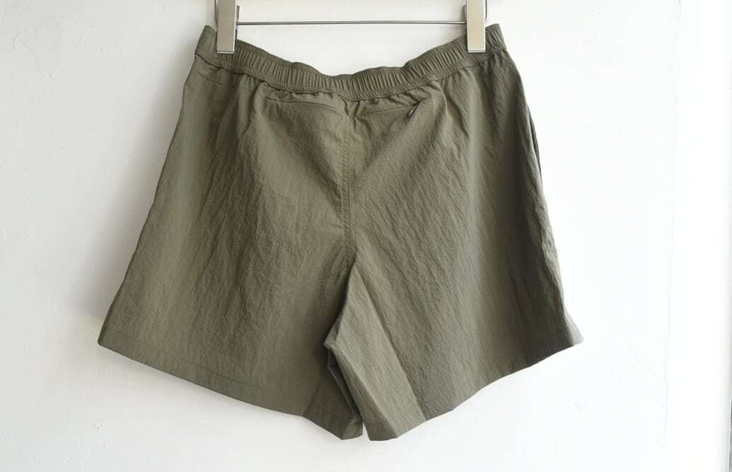 BUDO(ブドー) MINIMUM MESH SHORTS +ADD FLAP Col.Khaki | play field