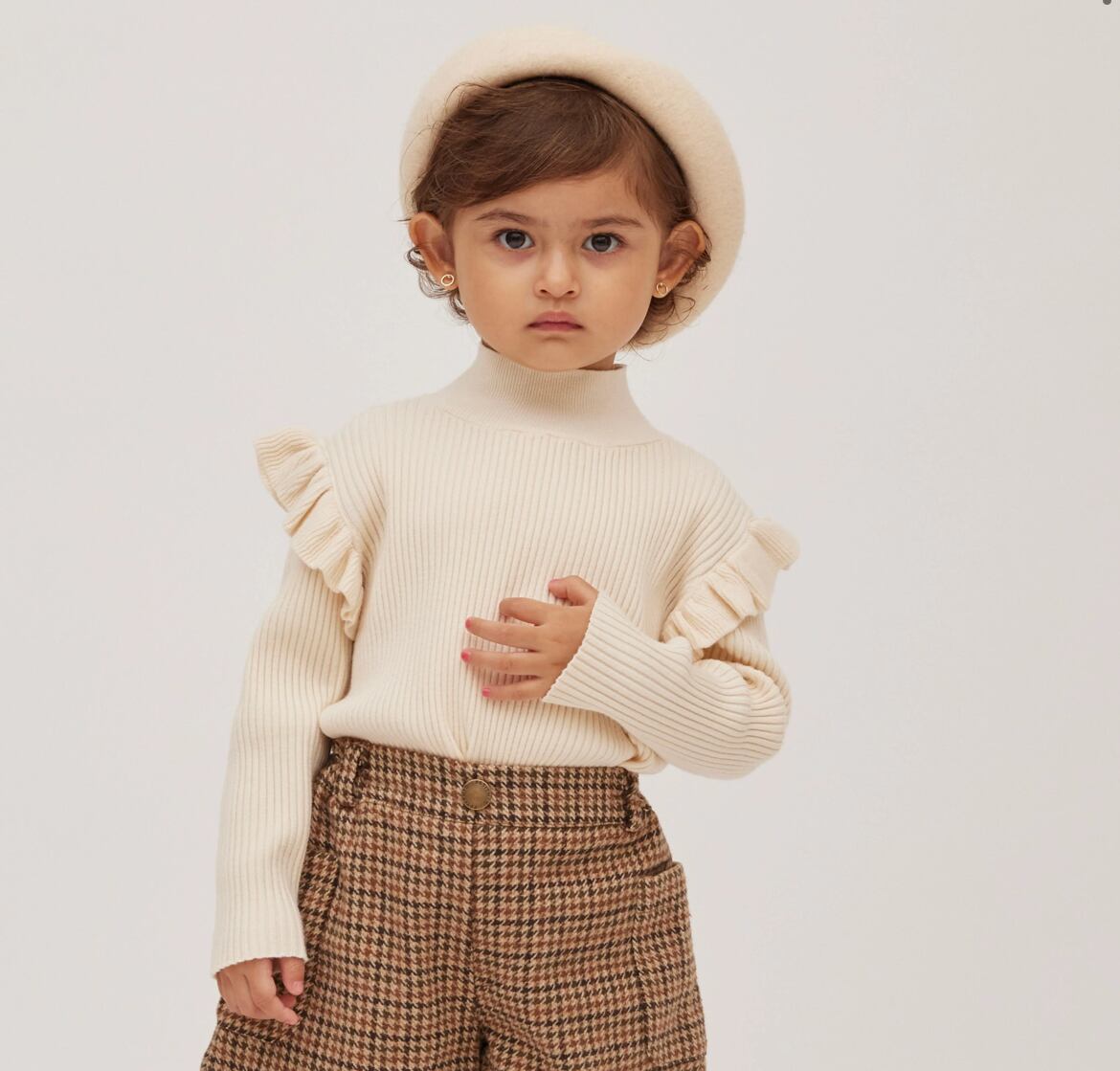 PETITMIG / frill knit E5