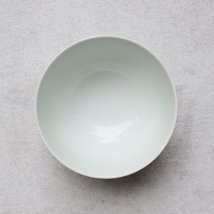 有田焼　ゆす灰釉深々彫ボール（小）お茶碗としても