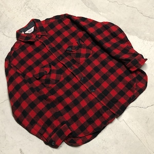 ⊕1970s WOOLRICH WOOL CHECK SHIRT