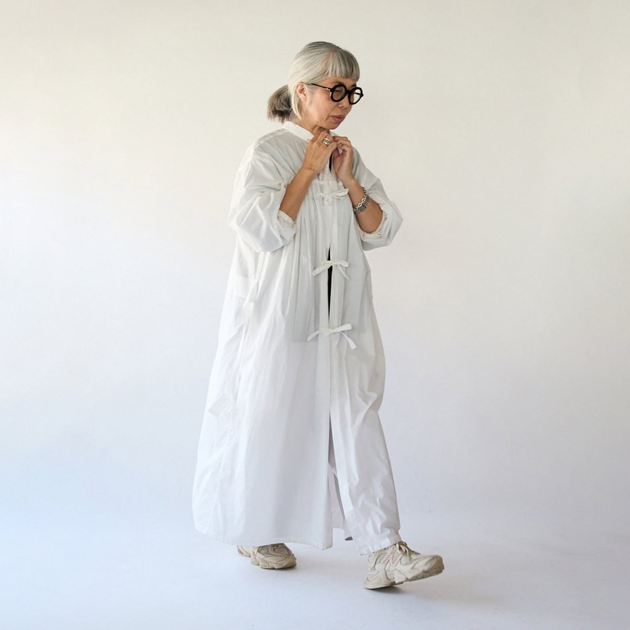 KAPPOU-GI (Ribbon type) / LIBERTY Solid (white) | エプロン商会