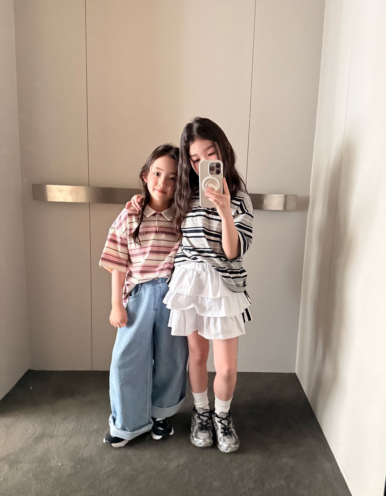 [COMMA] Linen Wide-Leg Denim Pants (160/170) / [콤마] 린넨와이드청바지 (160/170)