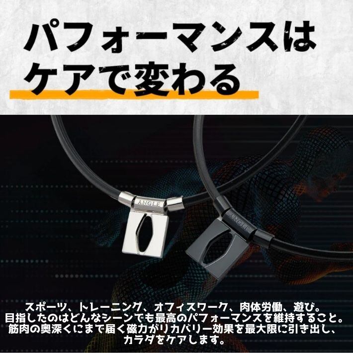 正規品】ANGLE アングル 磁気ネックレス e.MODEL 01 NECKLACE e 正規品】ANGLE アングル 磁気ネックレス e.MODEL 01 NECKLACE e