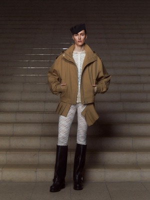 【26AW | WOMEN】POOLDE プールデ / ブルゾン / Kilt-Hem Zip Blouson  PLD-26AW-BL01