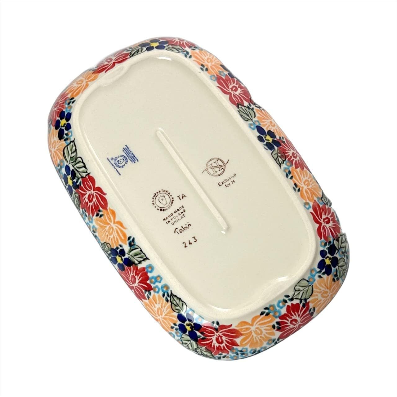 ポーリッシュポタリー オーバルプレート L 長皿 P131-KS02 | PAYSAGE