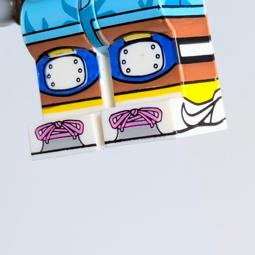 ★ブロックフィギュアキーホルダー★【 Stranger Things / ストレンジャーシングス 】 エリカ・シンクレア 〚アメリカン雑貨 アメトイ〛