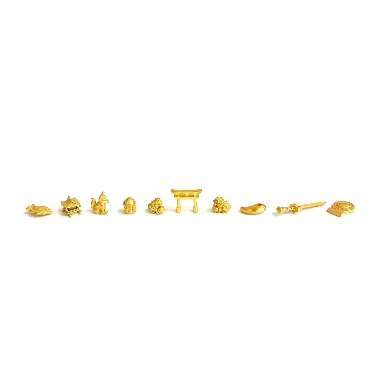 純金『たい焼き（水引）』モチーフ 約1g お守り【JUNGOLD】 神棚