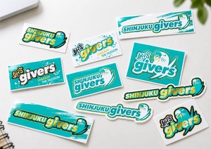 GIVERS ステッカーコレクション 5種セット / チームカラー