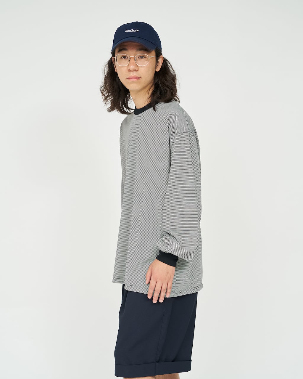 FreshService MICRO BORDER L/S TEE | HUMAN and THINGS