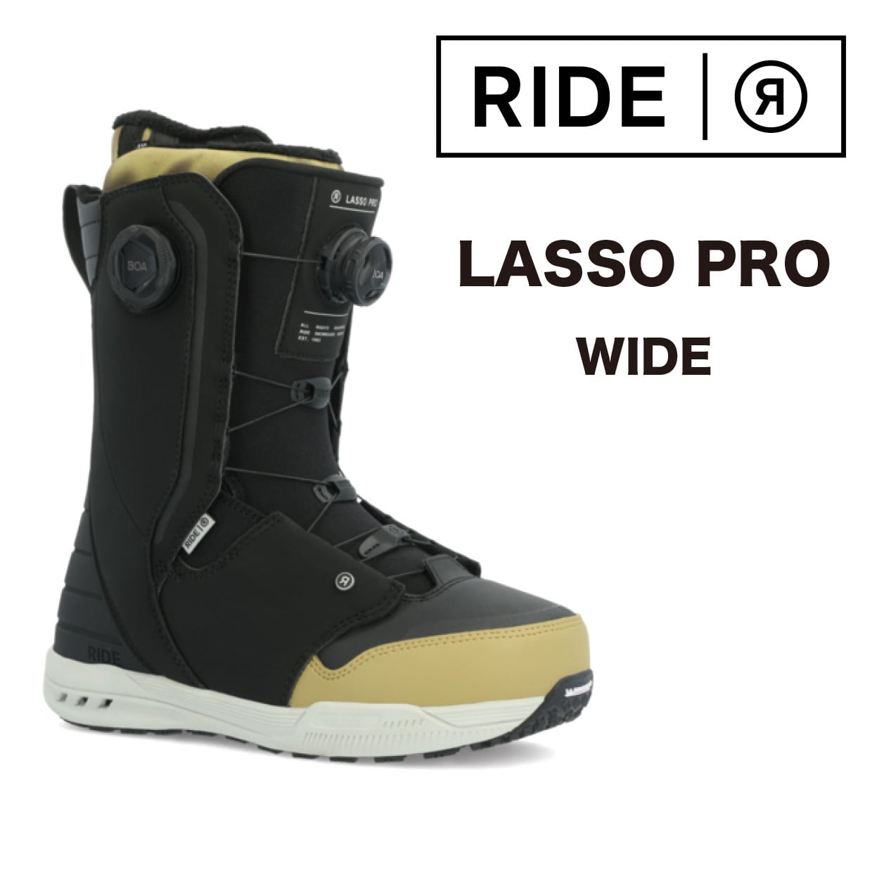 23-24年モデル RIDE .『 LASSO PRO WIDE 』. ライド . ラッソプロ 
