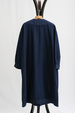 【Brocante】5ozデニム ポワンワンピース / One Wash（37-315E）