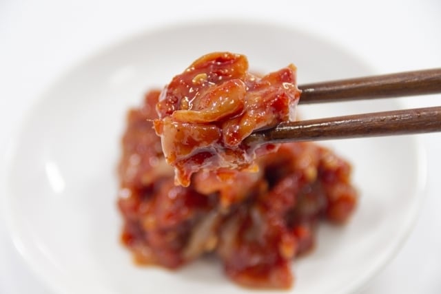 送料無料!!】赤い壺×チェさんの激辛おつまみセット（激辛チャンジャ