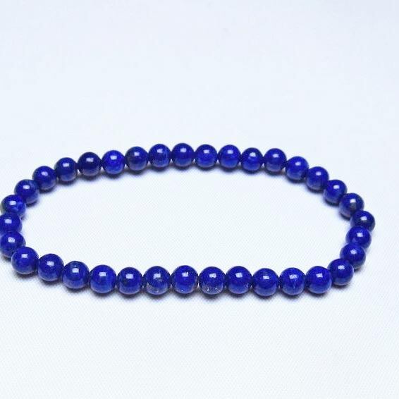 ラピスラズリ ブレスレット 5mm 一点物 メール便可 [M便 1/10] 111-48446