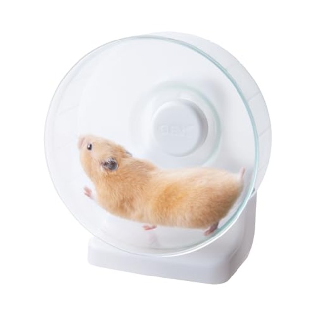 ジェックス Harmony ハーモニーホイール 静音べアリング構造 クリアカラー ハムスター・小動物用 17cm