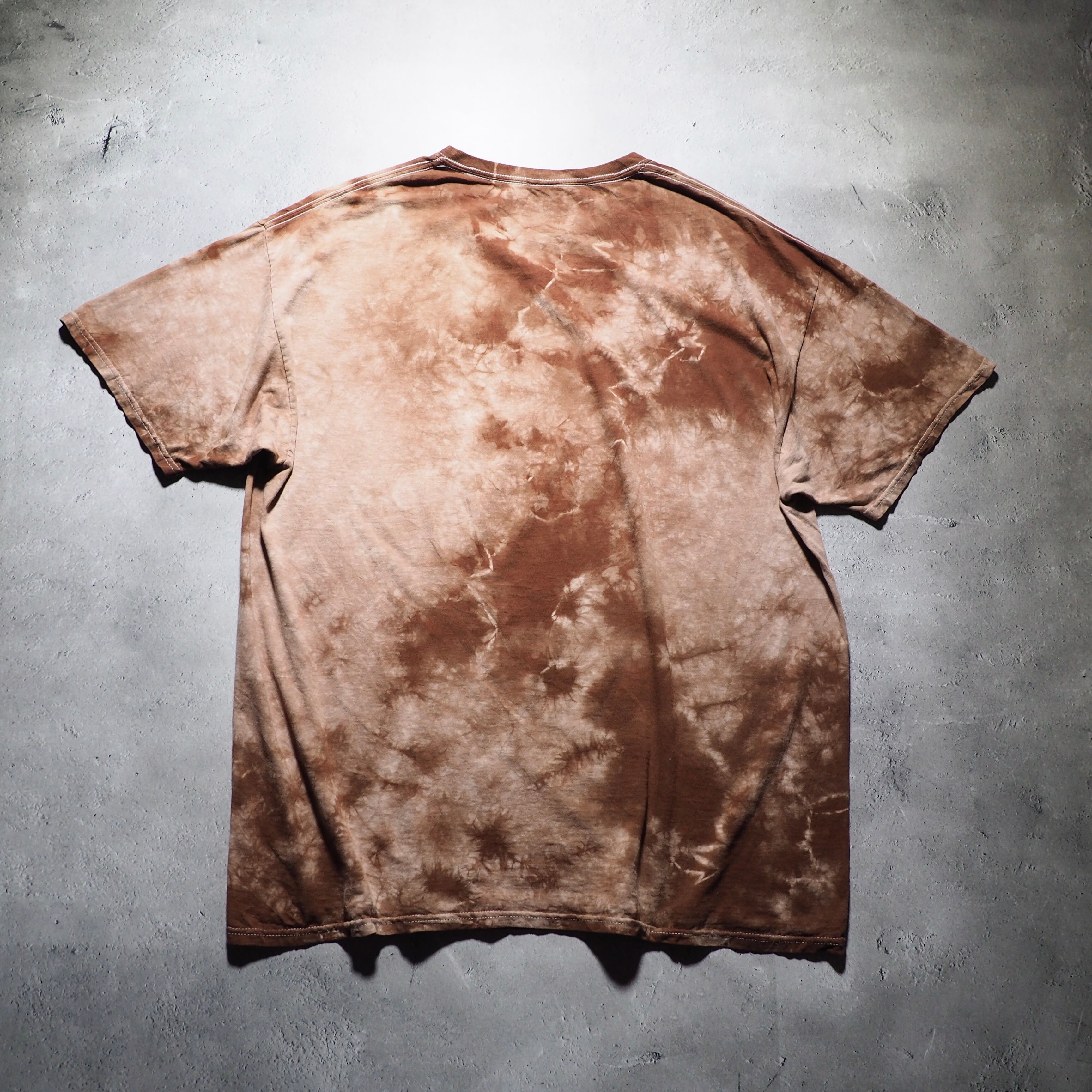 ” STARWARS - Chewbacca ” printed × overdye loose silhouette Tee
