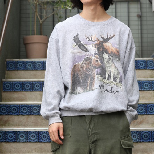 USA VINTAGE ANIMAL DESIGN SWEAT SHIRT/アメリカ古着アニマルデザインスウェット