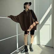 《名古屋先行販売》CFT.logo half sweat SH/brown