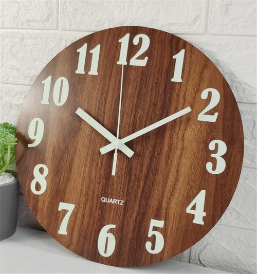 サイレント 常夜灯時計 電波非対応 壁掛け時計 連続秒針 サイレント 見やすい壁掛け時計  リビング 寝室 メイン装飾 インテリア プレゼント ギフト