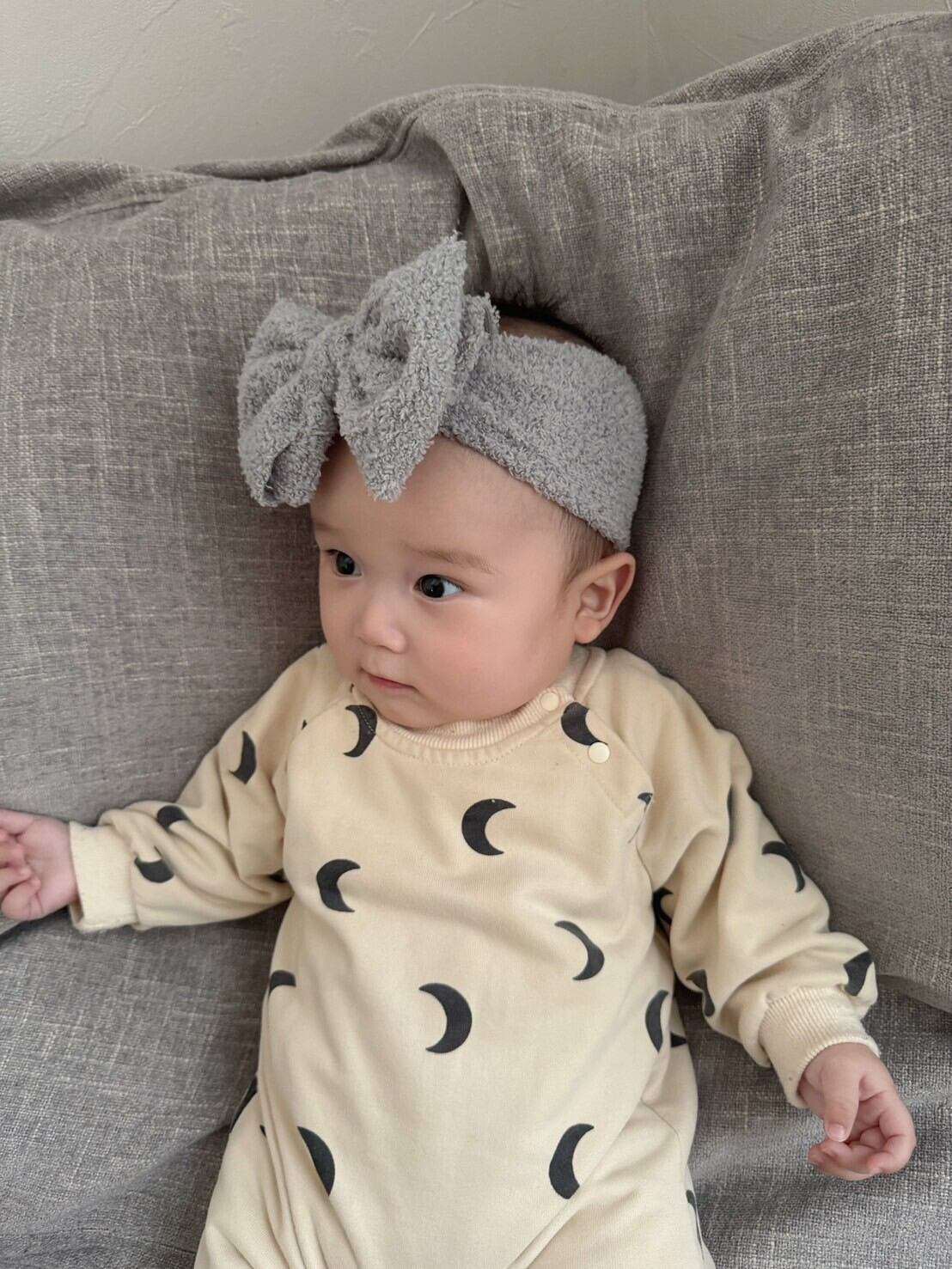 もこもこリボンヘアバンド