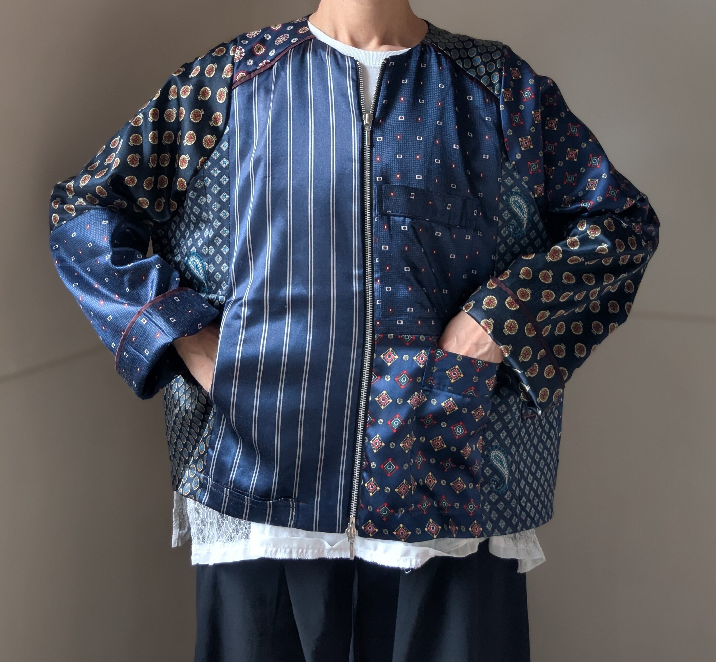 REHEARSALL リハーズオール　ジャケット REHERSALL ］リハーズオール / リメイク 一点物 / ユーロ