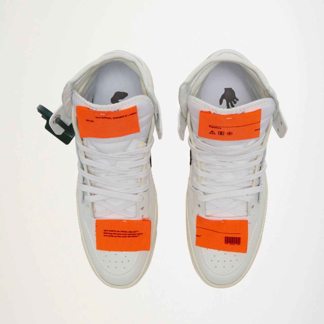 OFF WHITE3.0 OFF COURT LEATHERWHITEORANGE - 3
