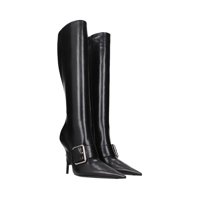 BALENCIAGA バレンシアガ レディース ブーツ レザー ブラック
