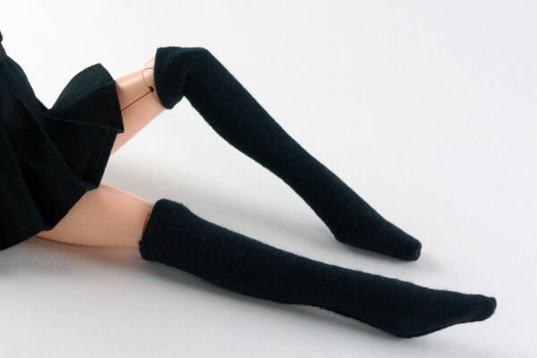 ドールアクセサリ 1/6 女性用 ソックス ベージュ TPD119KHK MW - 画像3