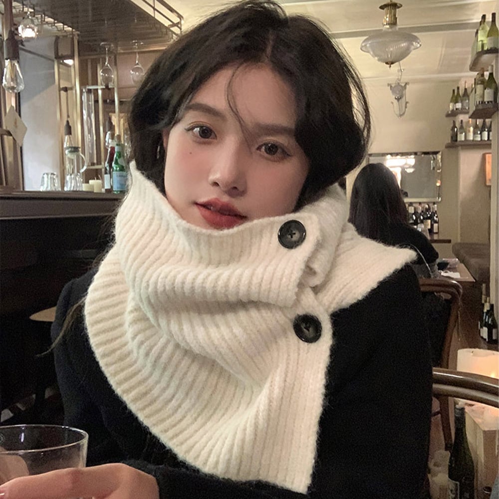 ニットウォーマー レディース 秋冬 防寒 韓国 マフラー おしゃれ 大人 かわいい きれいめ 暖かい ネックウォーマー スヌード 大人可愛い 大人女子