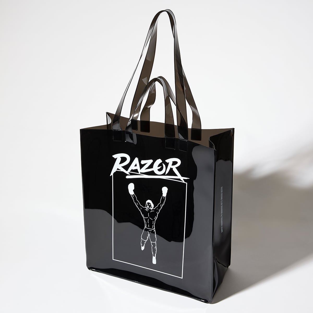 RAZOR × nana nana GYM BAG Drawing by Tadanobu Asano / Black