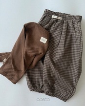 韓国子供服 / 26Autumn / Aosta / モカバルーンパンツ / 秋服 *S~XXL*