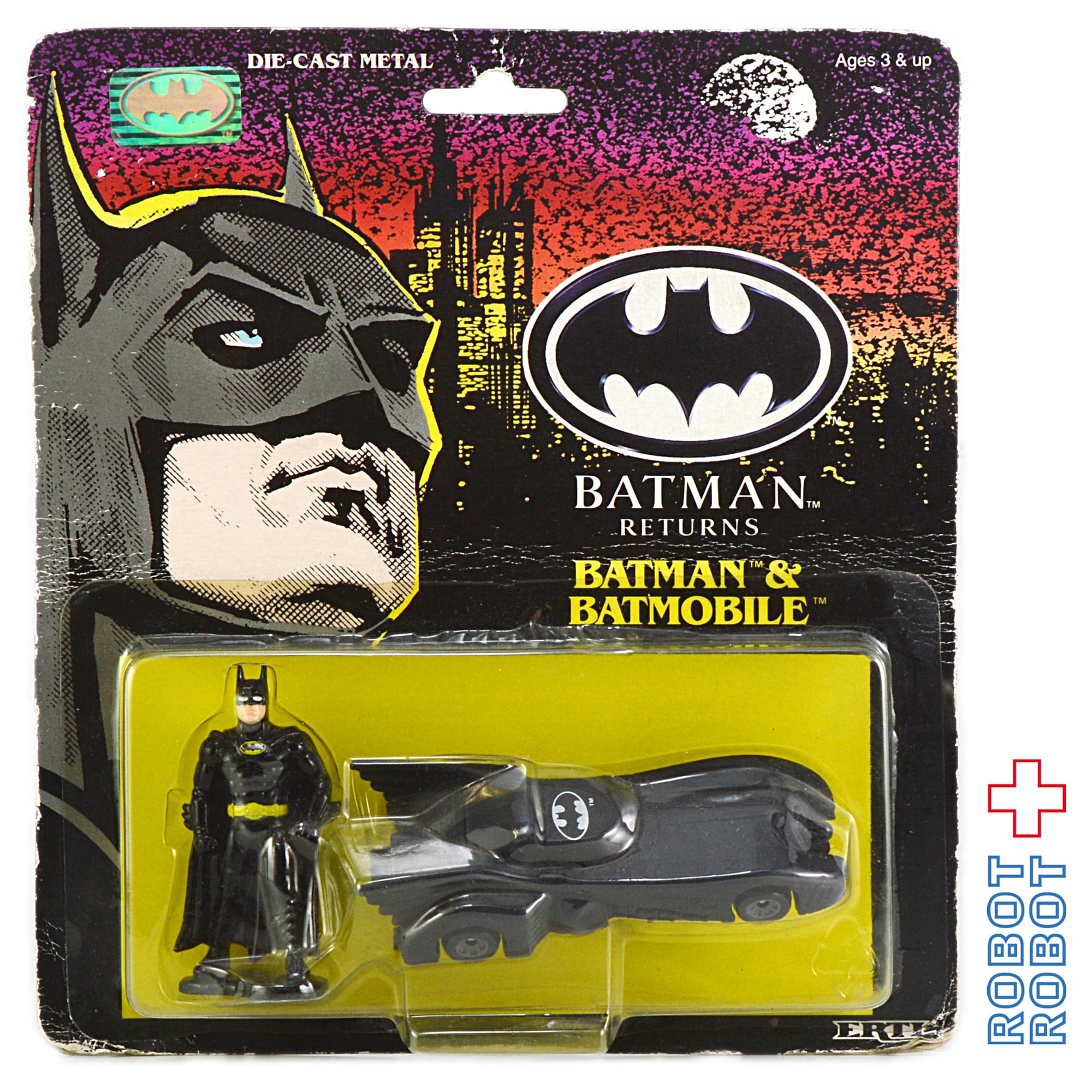 バットモービル ＆ ￼バットマンフィギュアセット タカラ ERTL バットマン バットモービル＆フィギュアセット ダイ