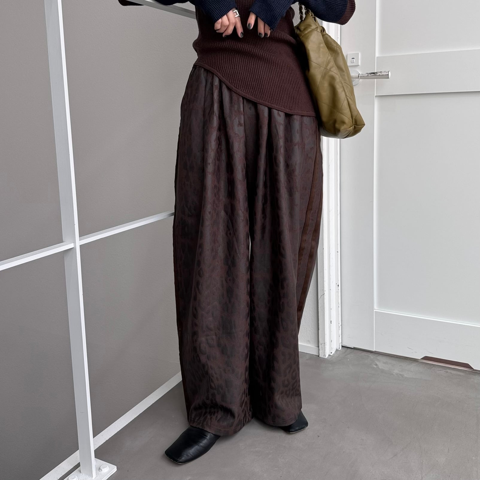 Leopard Luxe track PT/brown | CFT.