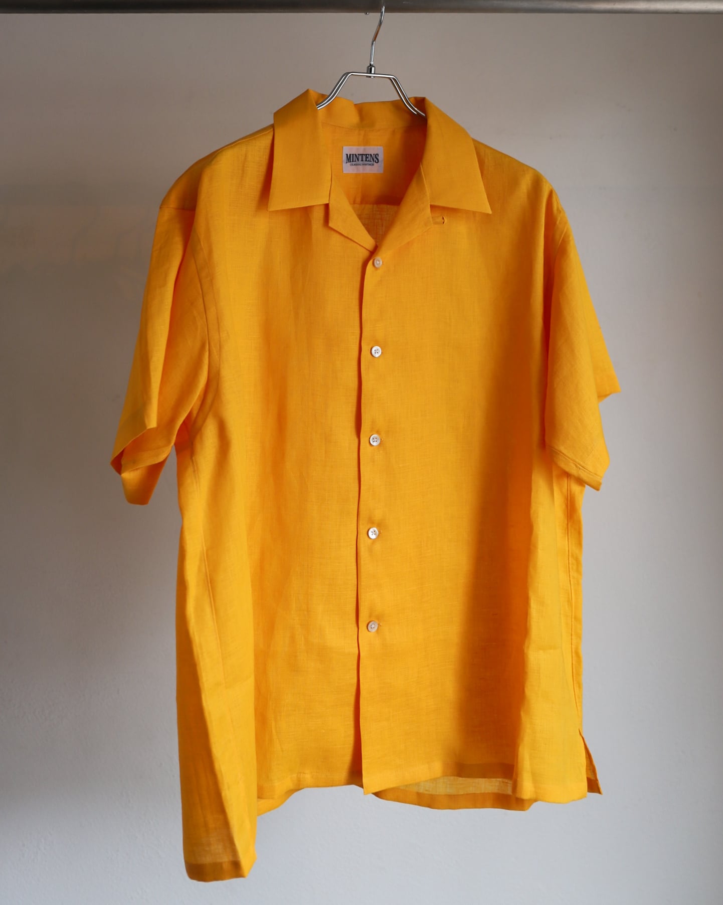 新品】MINTENS 1950s vintage linen shirts made in Italian fabrics