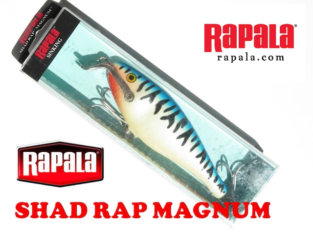 Rapala MAGNUM SHAD RAP SRMAG-12   Silver Mackerel