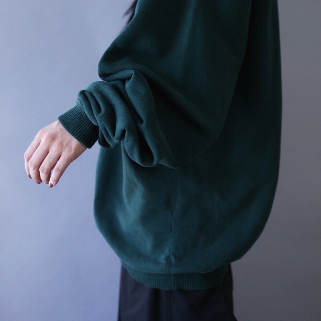 "刺繍×狼" good animal design over silhouette sweatshirt