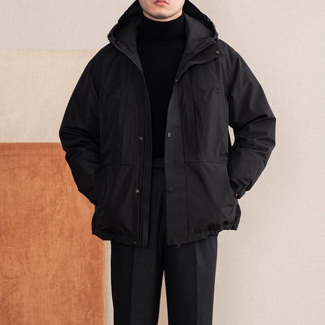アウトドアフード付きダウンジャケット OJ0363