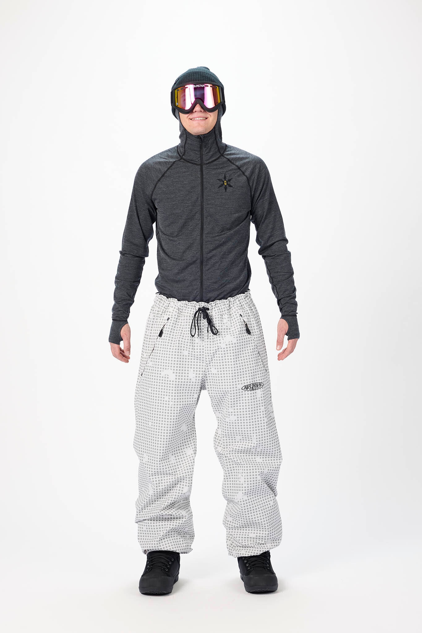 26-27 AIRBLASTER BEAST ACCESS PANT SNOW GRID