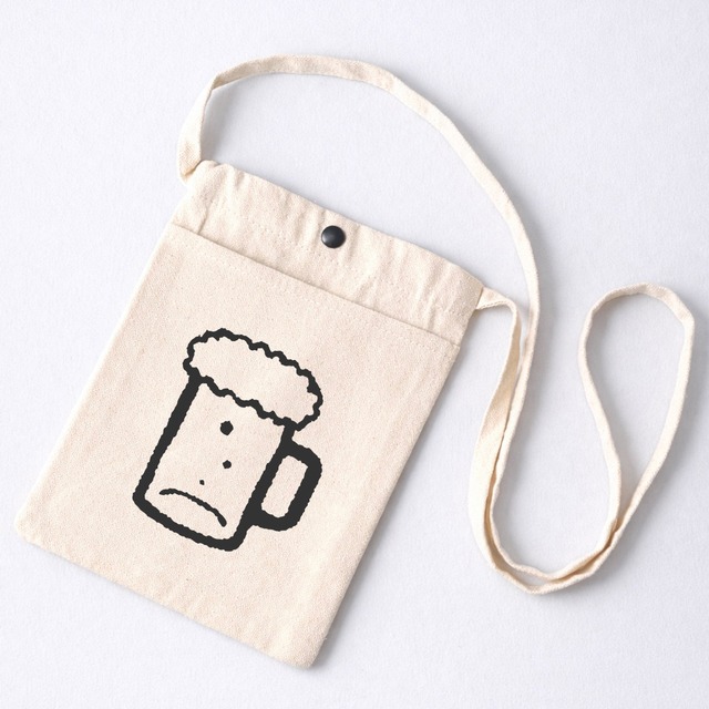 LACICO ビール ミニショルダー サコッシュ (ナチュラル) 送料無料 ラッピング無料