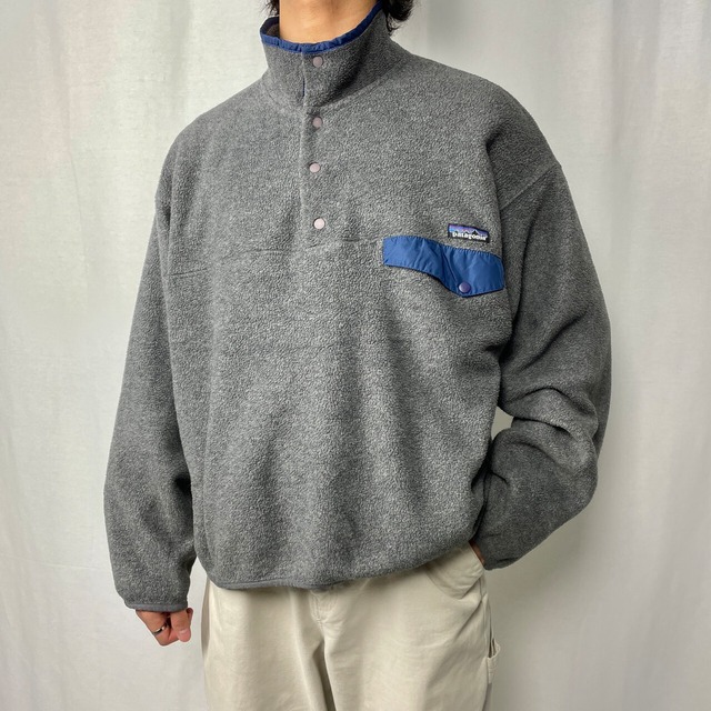 90年代 ジャマイカ製 patagonia パタゴニア スナップT フリースプル 
