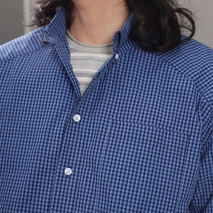 ブルーシフト・ニュアンスチェックシャツ A2120