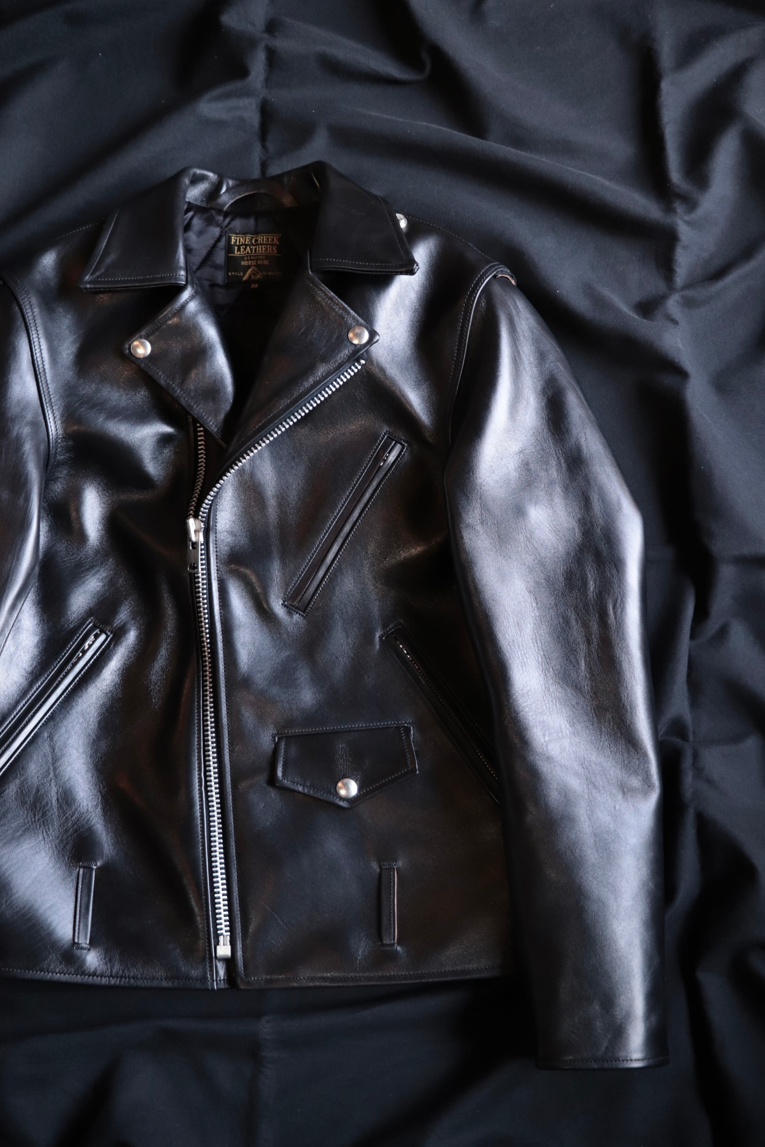 FINE CREEK LEATHERS レオンカスタム ファインクリークレザー FINE CREEK LEATHERS【Leon / レオン】(Custom) (BLACK)
