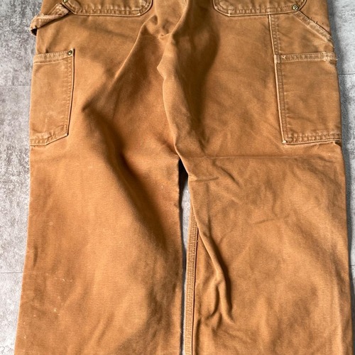 20s USA製 ブラウン ダブルニー Carhartt B01-M 30×32 詳細写真15
