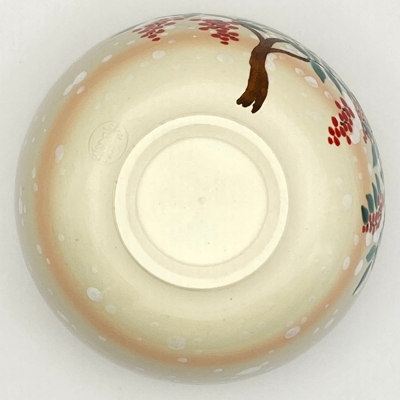 新古】茶碗 仁清 雪南天 工藤寿楽 紙箱入 | 錦玉堂オンラインショップ