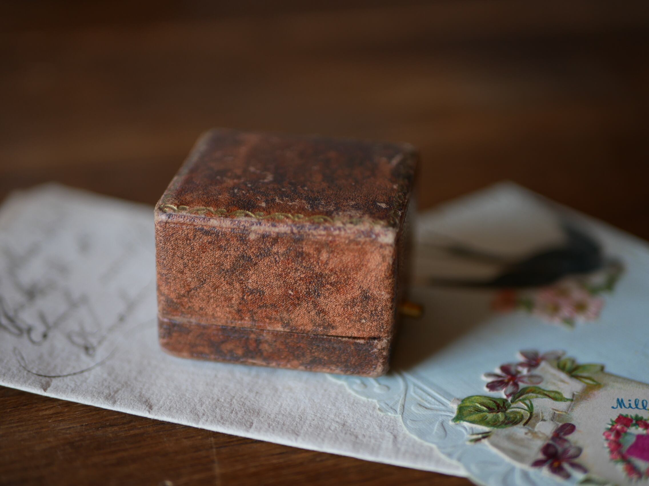 アンティーク リングケース アクセサリーケース フランスアンティーク