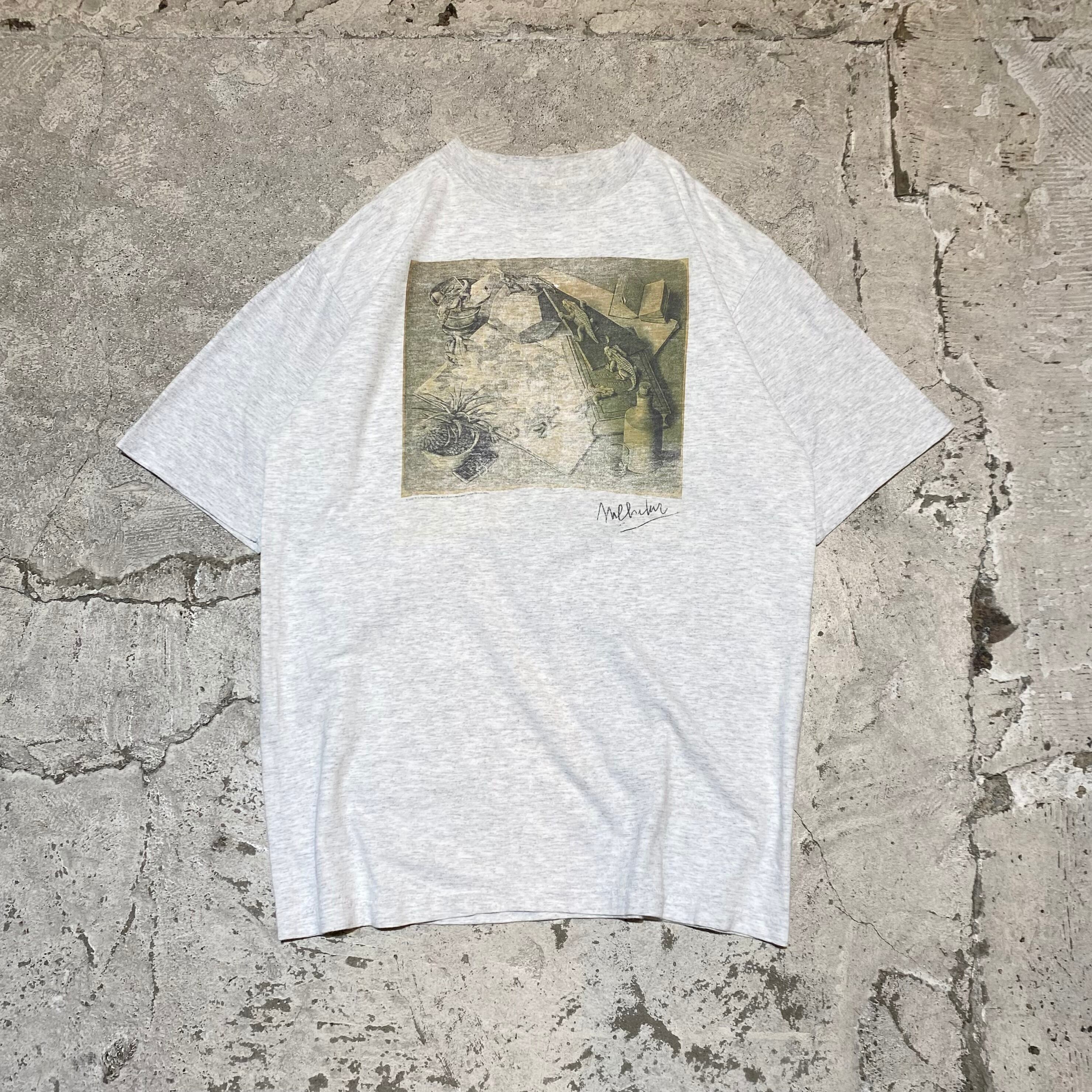 90s エッシャー Tシャツ L アート ESCHER ART TEE