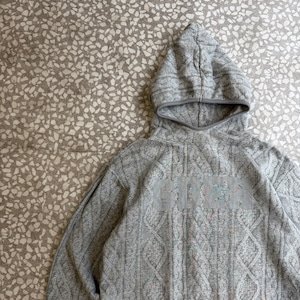GOOD ENOUGH / 04’s cable design hoodie size L