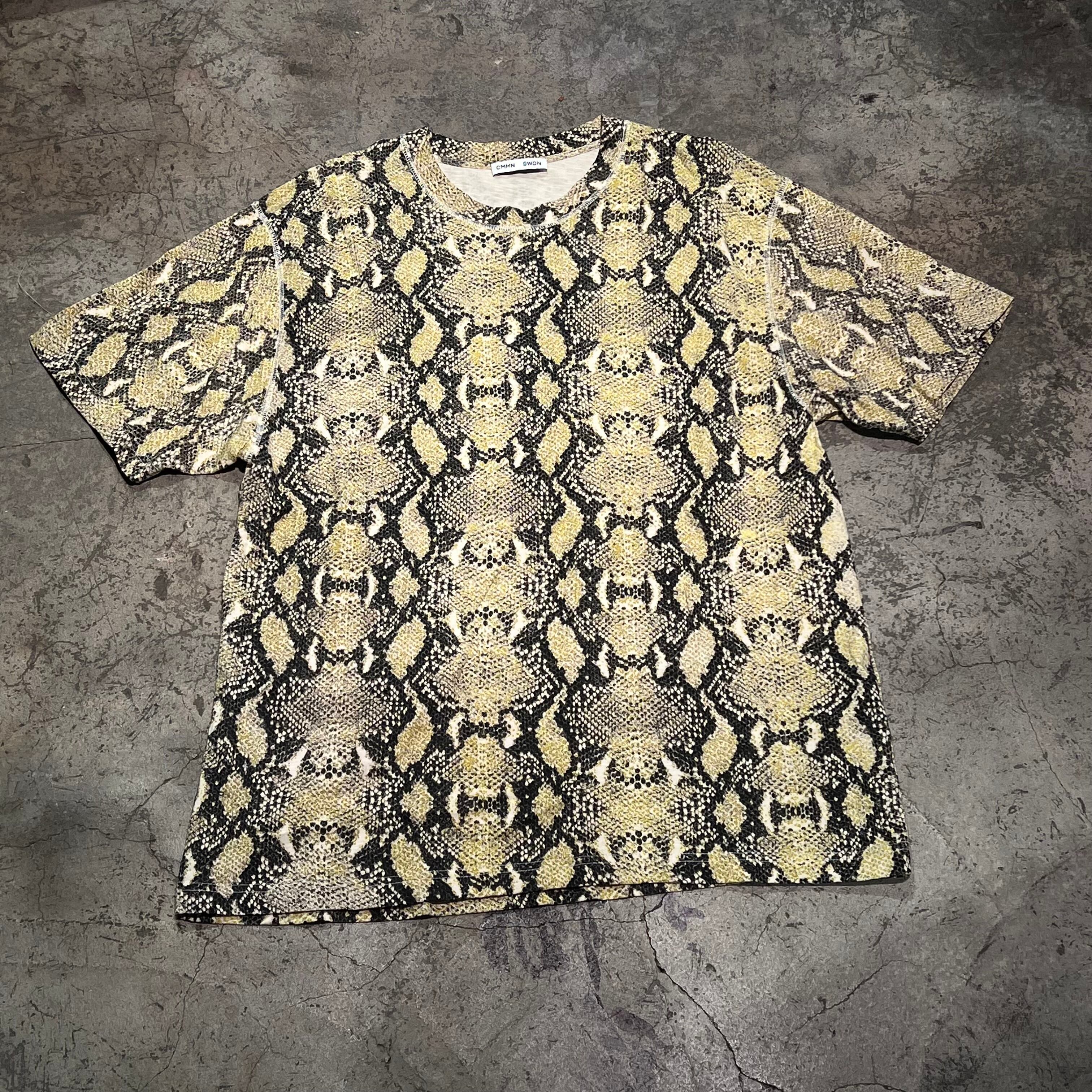 Cmmn Swdn コモンスウェーデン Ridley snake print Tshirt スネーク半袖Tシャツ 48 M【表参道t】 |  ブランド古着Brooch powered by BASE