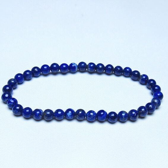 ラピスラズリ ブレスレット 5mm 一点物 メール便可 [M便 1/10] 111-48410